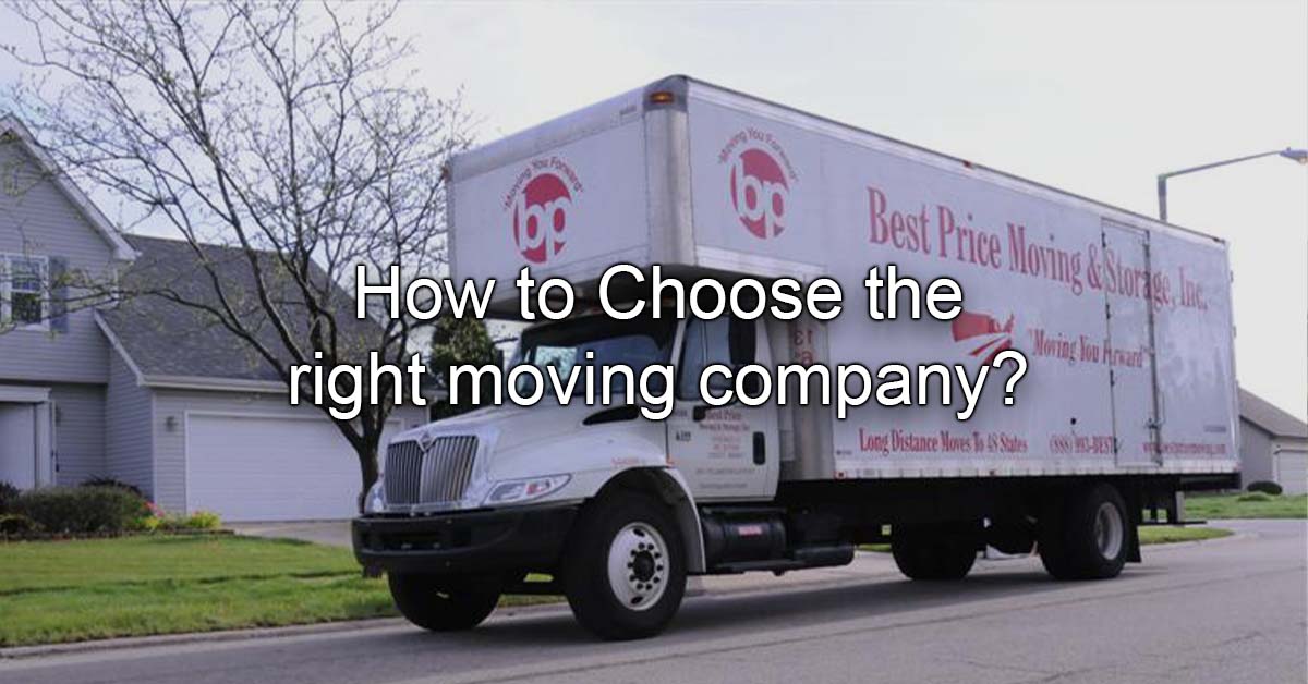 How to Choose the Right Moving Company for Your Needs